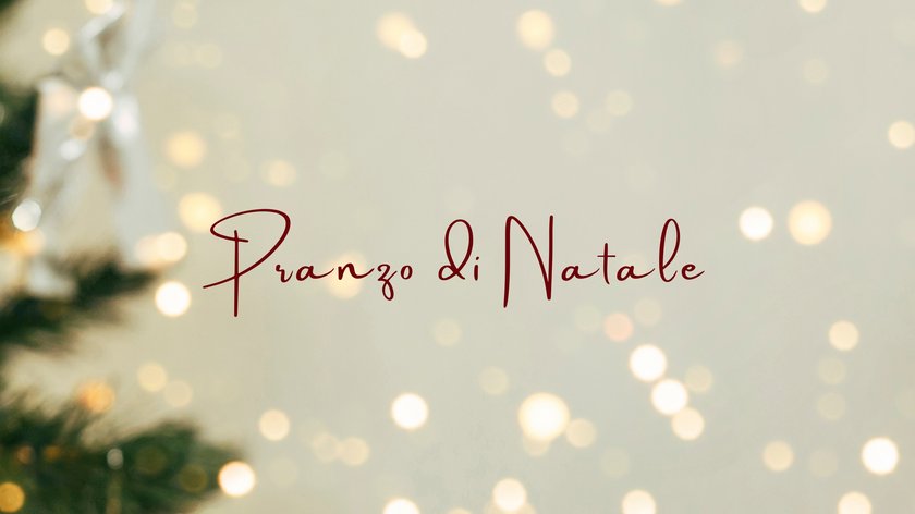 PRANZO DI NATALE PRANZO DI NATALE